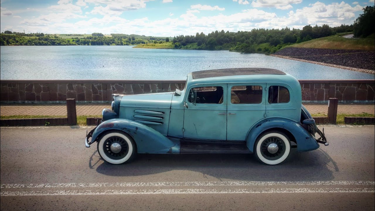 Odbiór Oldsa po serwisie - Oldsmobile Six 1933 f33 10.06.2021 Zapora Wióry / Kunów / Przysucha