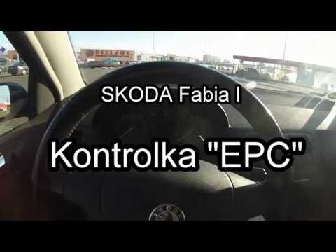 Skoda Fabia I - błąd kontrolka EPC i check engine